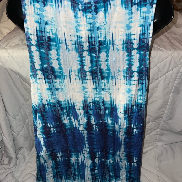 Cynthia Rowley Tie Dye Shark Bite Tank Top - Picture 4 of 8